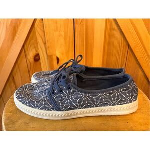 Rocket Dog Lace Up Athletic Walking Shoe Womens Size 5.5 Blue White